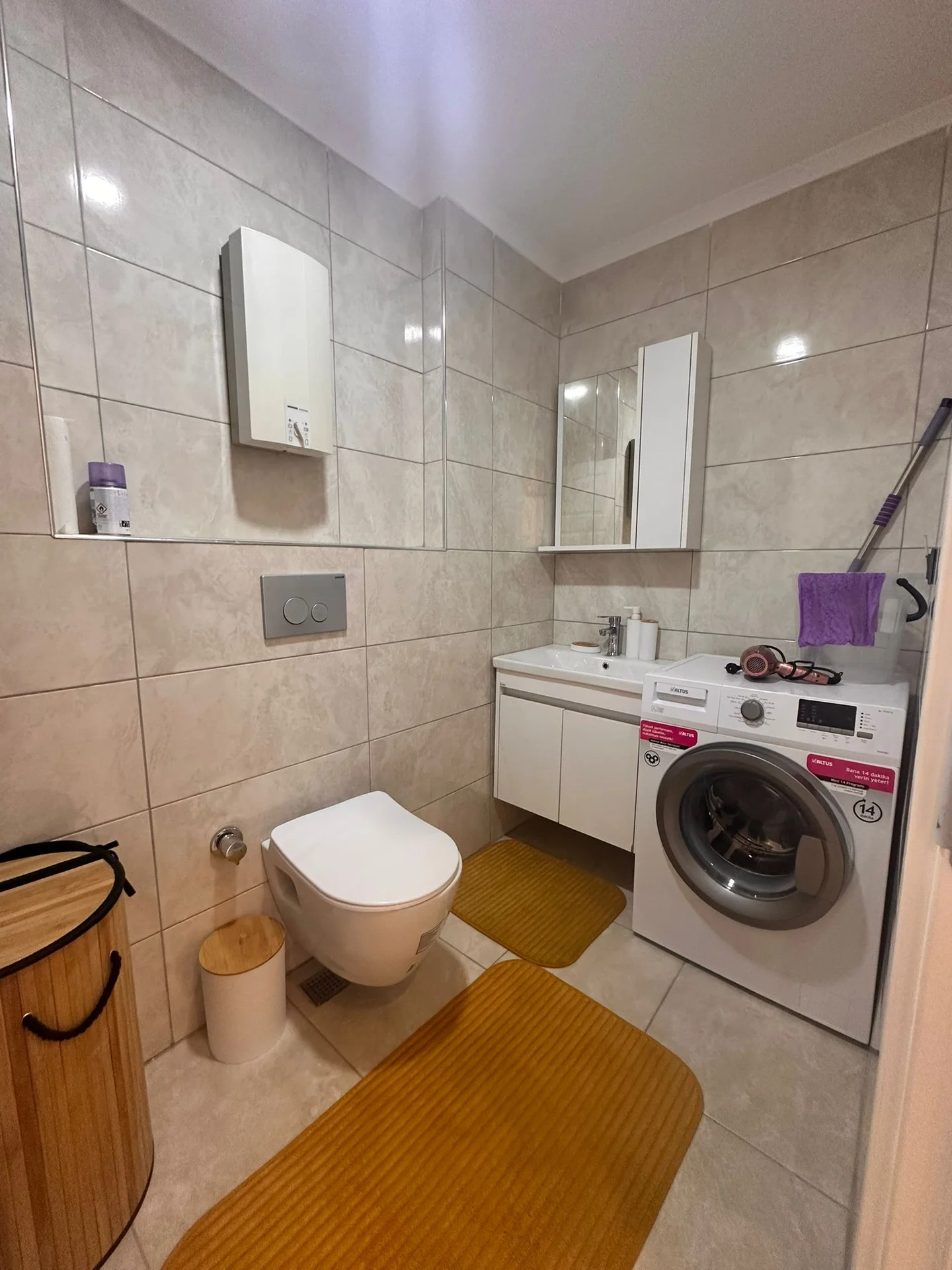 1+1 Apartment for Rent - Fenercioglu Palace | Alanya Kleopatra Beach