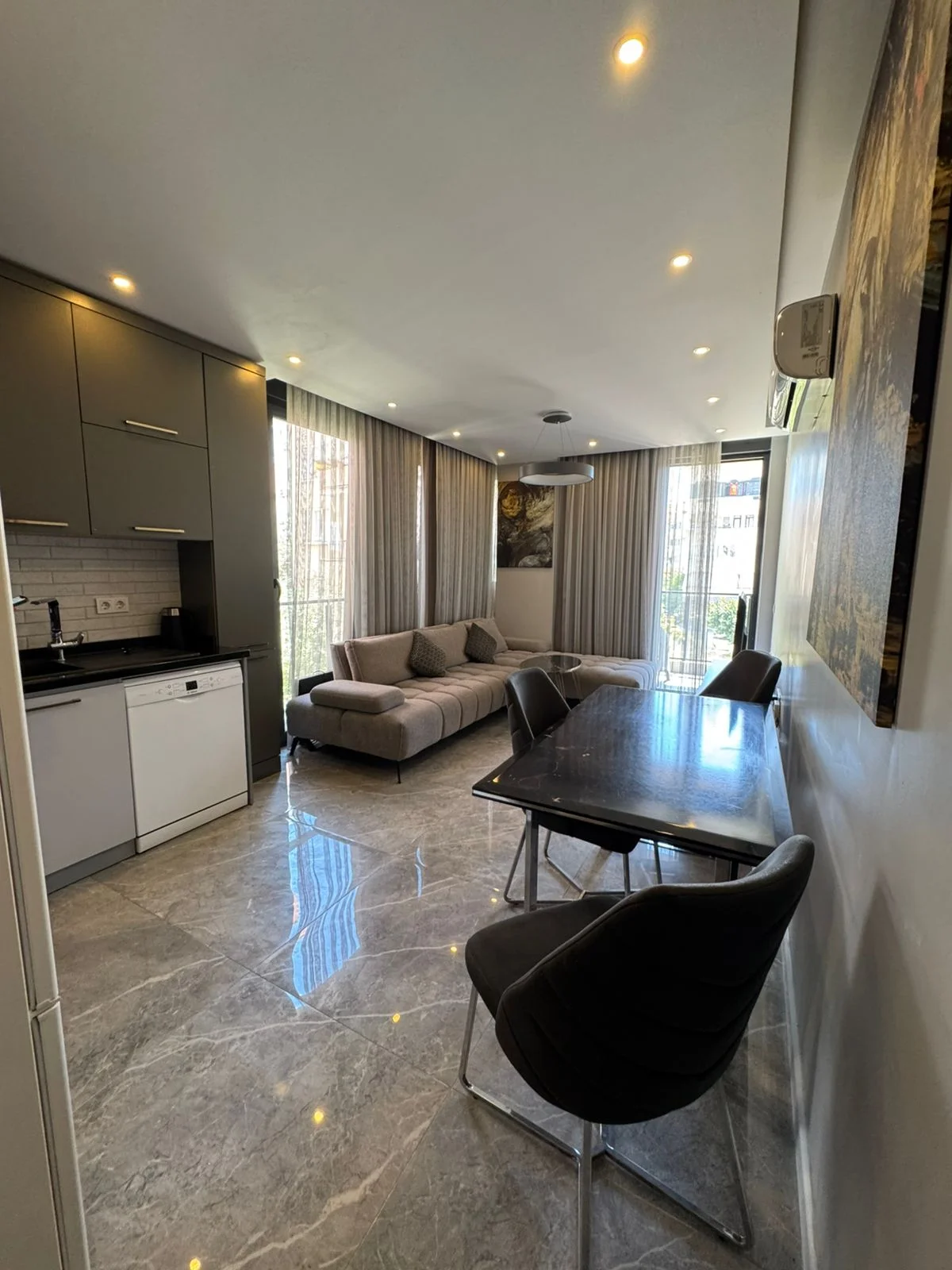 1+1 Apartment for Rent - Keykubat Crown (No. 4) | Alanya Kleopatra Beach