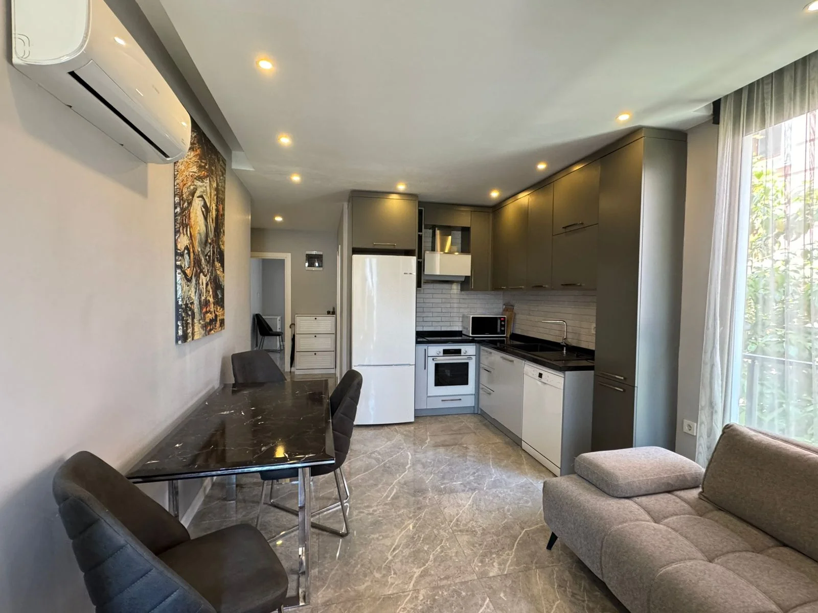 1+1 Apartment for Rent - Keykubat Crown (No. 4) | Alanya Kleopatra Beach