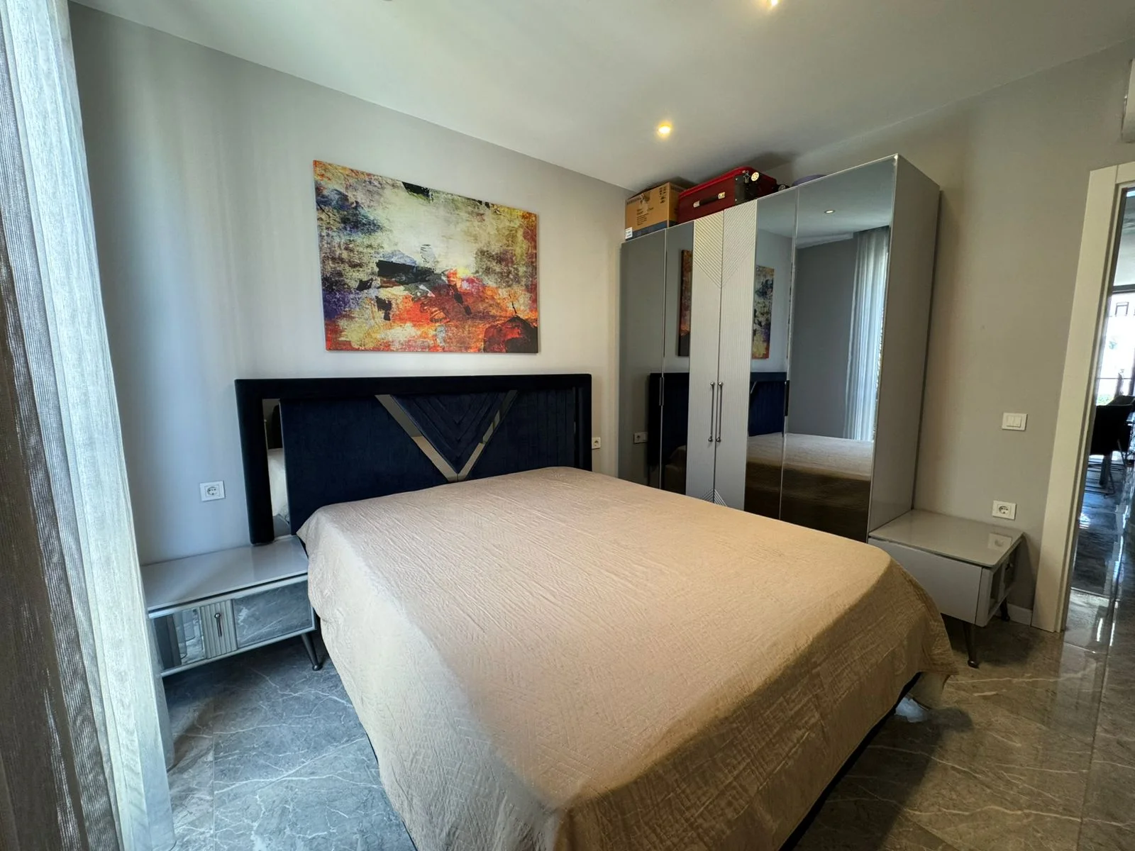 1+1 Apartment for Rent - Keykubat Crown (No. 4) | Alanya Kleopatra Beach