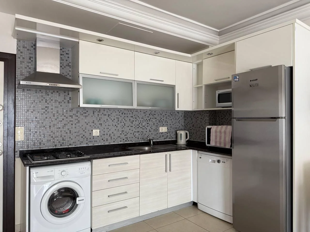 1+1 Apartment for Rent - Safir 25 (No. 5) | Alanya Kleopatra Beach