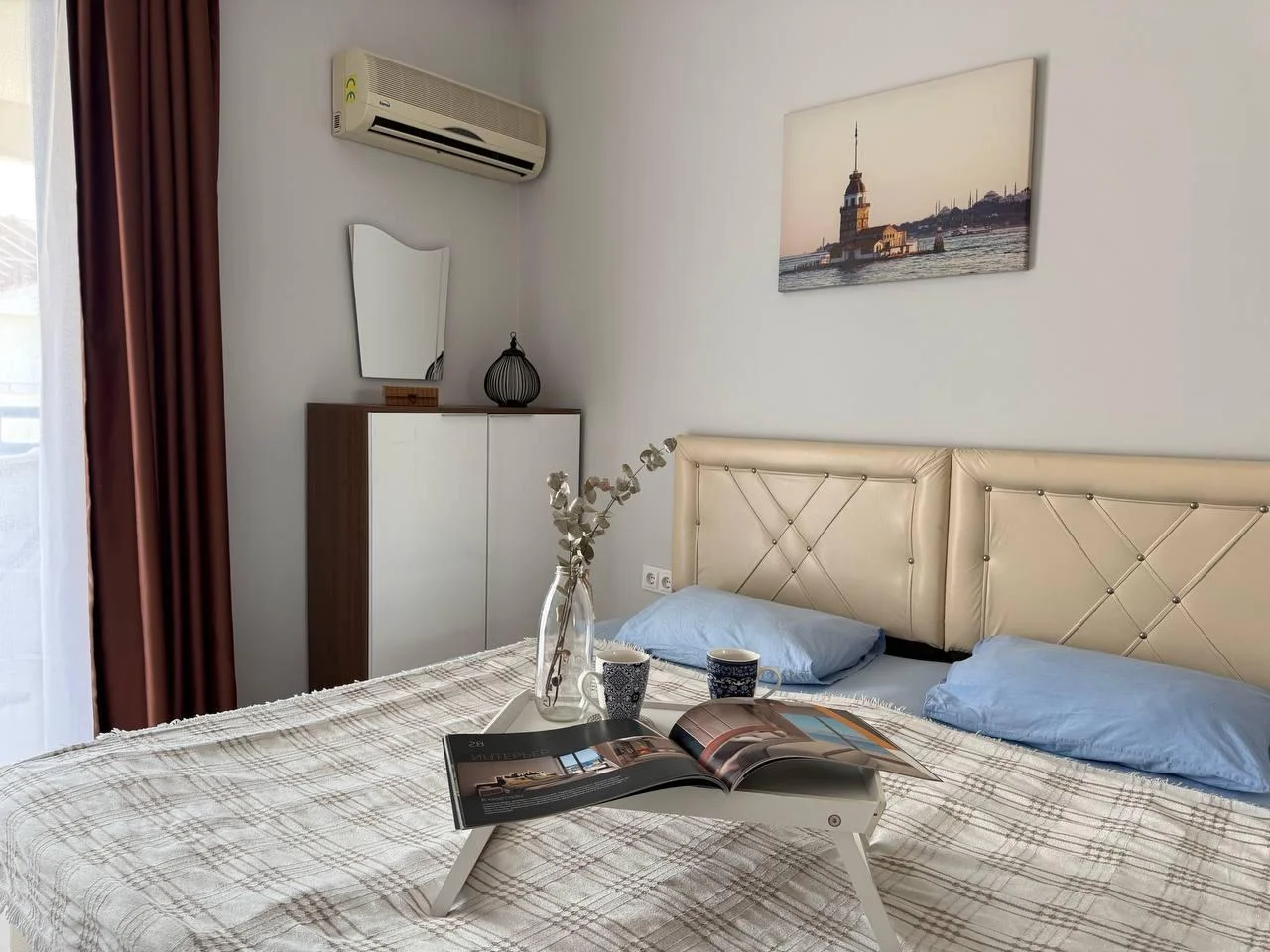 1+1 Apartment for Rent - Safir 25 (No. 5) | Alanya Kleopatra Beach