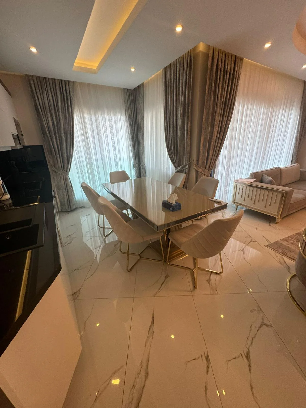 3+1 Apartment for Rent - Konak Premium (No. F 49) | Mahmutlar