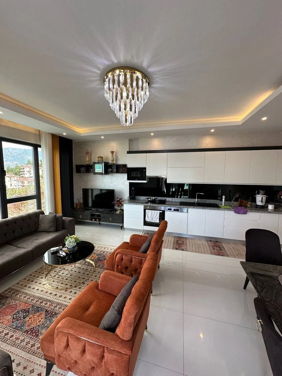 2+1 Apartment for Rent - Konak Premium (No. L 30) | Mahmutlar