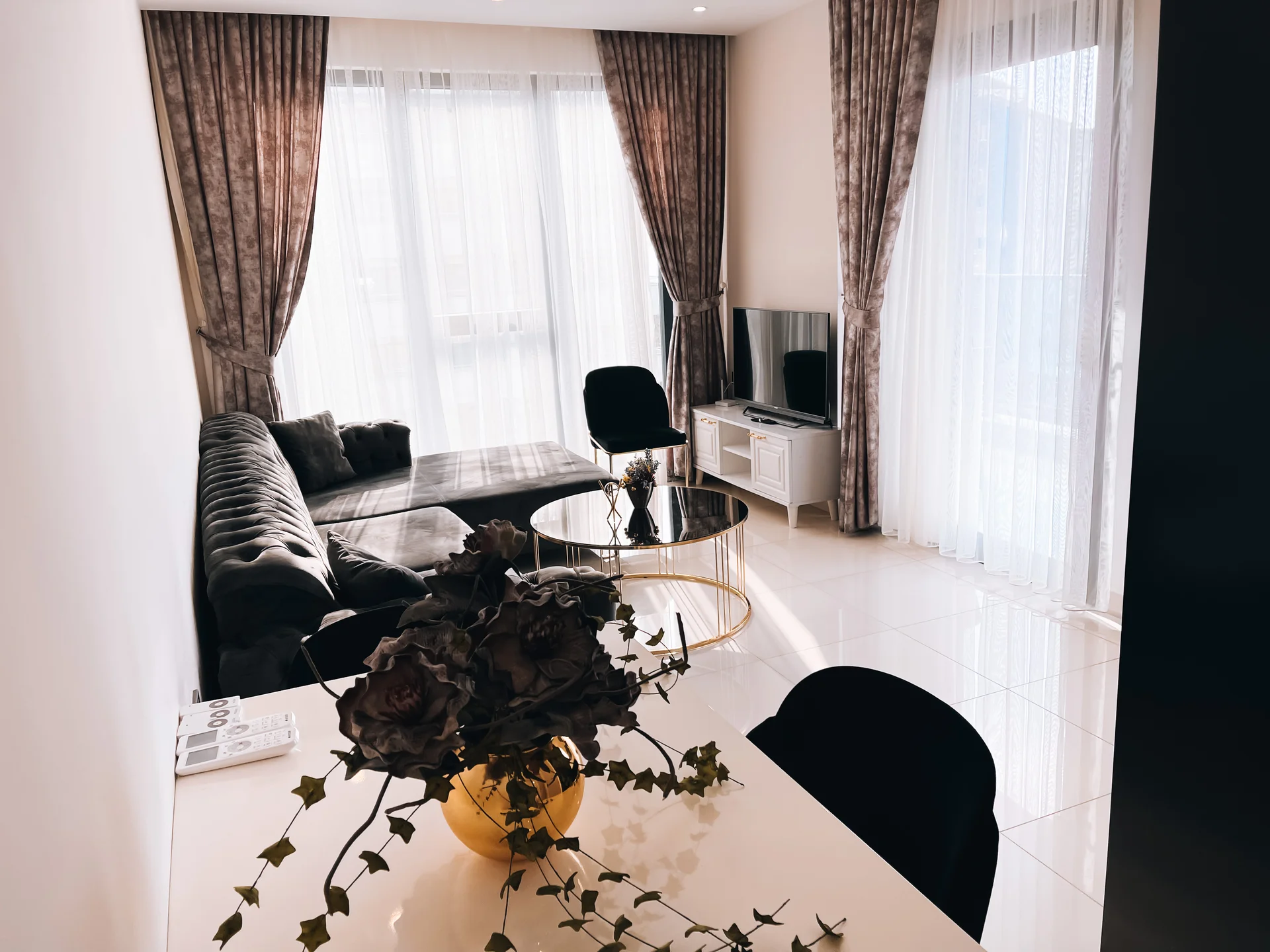 1+1 Apartment for Rent - Konak Terass (No. A 16) | Mahmutlar