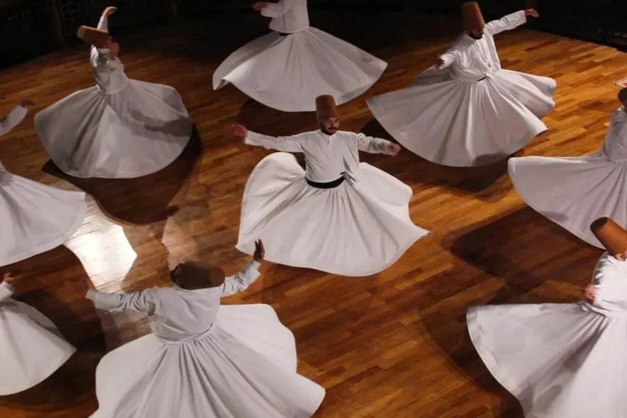 Whirling Dervishes Ceremony in Istanbul (HodjaPasha Culture Centre)
