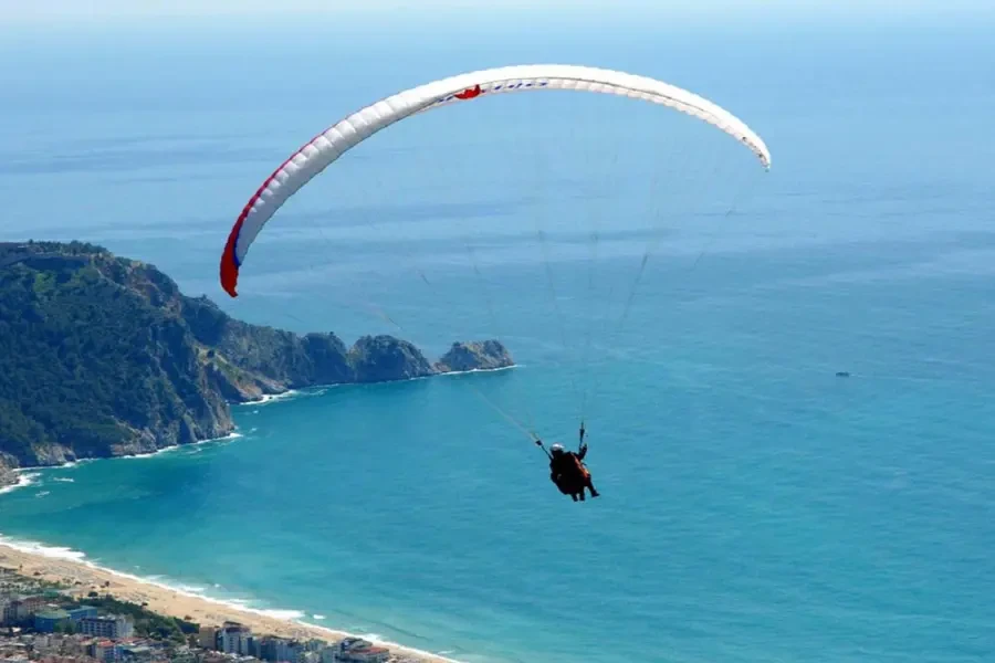 Antalya to Alanya: Paragliding Experience with Cleopatra Beach Visit 🪂🏖️